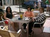 En la terraza del Acebo