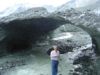 En el glaciar de Gulkana, Alaska