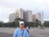 Barruelano en la Plaza de la Revolución en la Habana