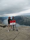 Barruelanos en Prekestolen (Noruega)